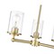 Z-Lite Thayer Chandelier, 3-Light, 19 In.W x 9.25 In.H, Luxe Gold/Clear 742-3LG - alternate 7